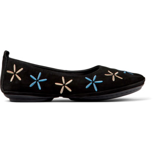 Bailarinas - CAMPER Right Nina Twins - Negro - Cuero Nubuck