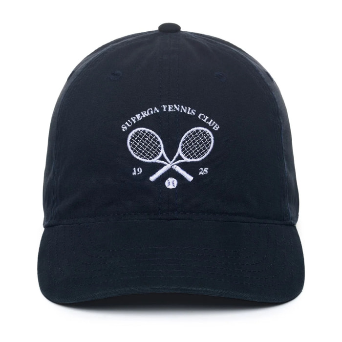 Cappelli Superga Uomo Donna Blu Tennis Match Cap