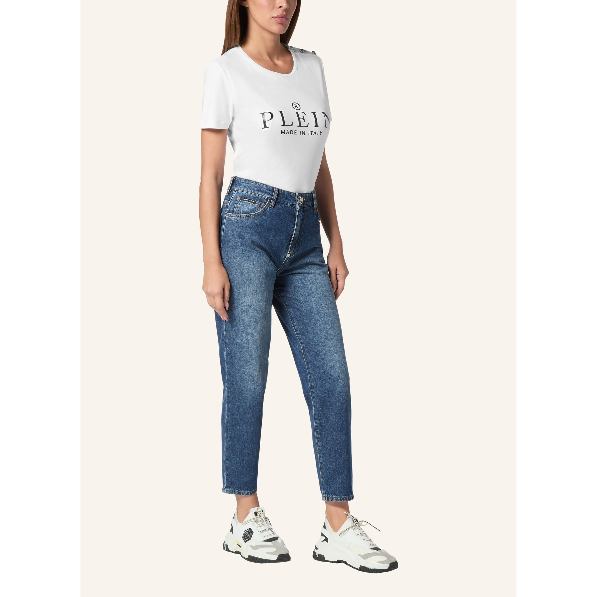 PHILIPP PLEIN Vaqueros Mom Fit