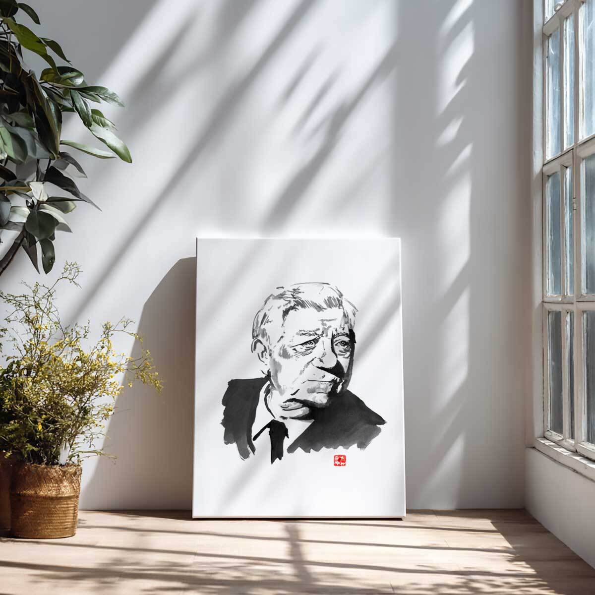 Tableau cinema Jean Gabin Toile imprimée