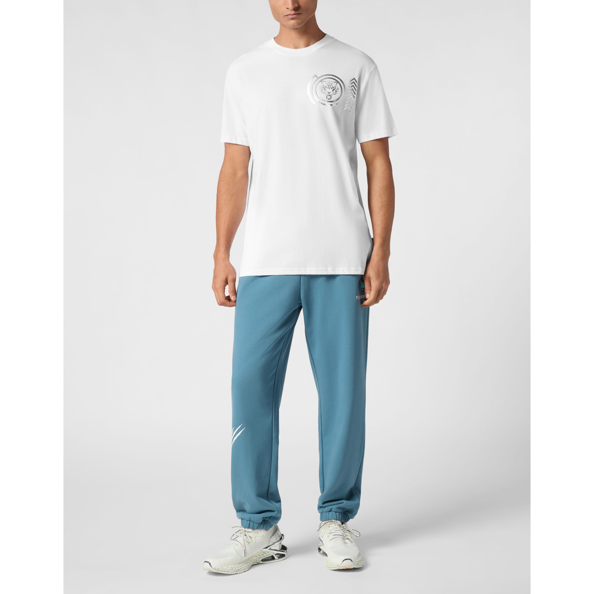 PLEIN SPORT Camiseta Cuello Redondo TIGER