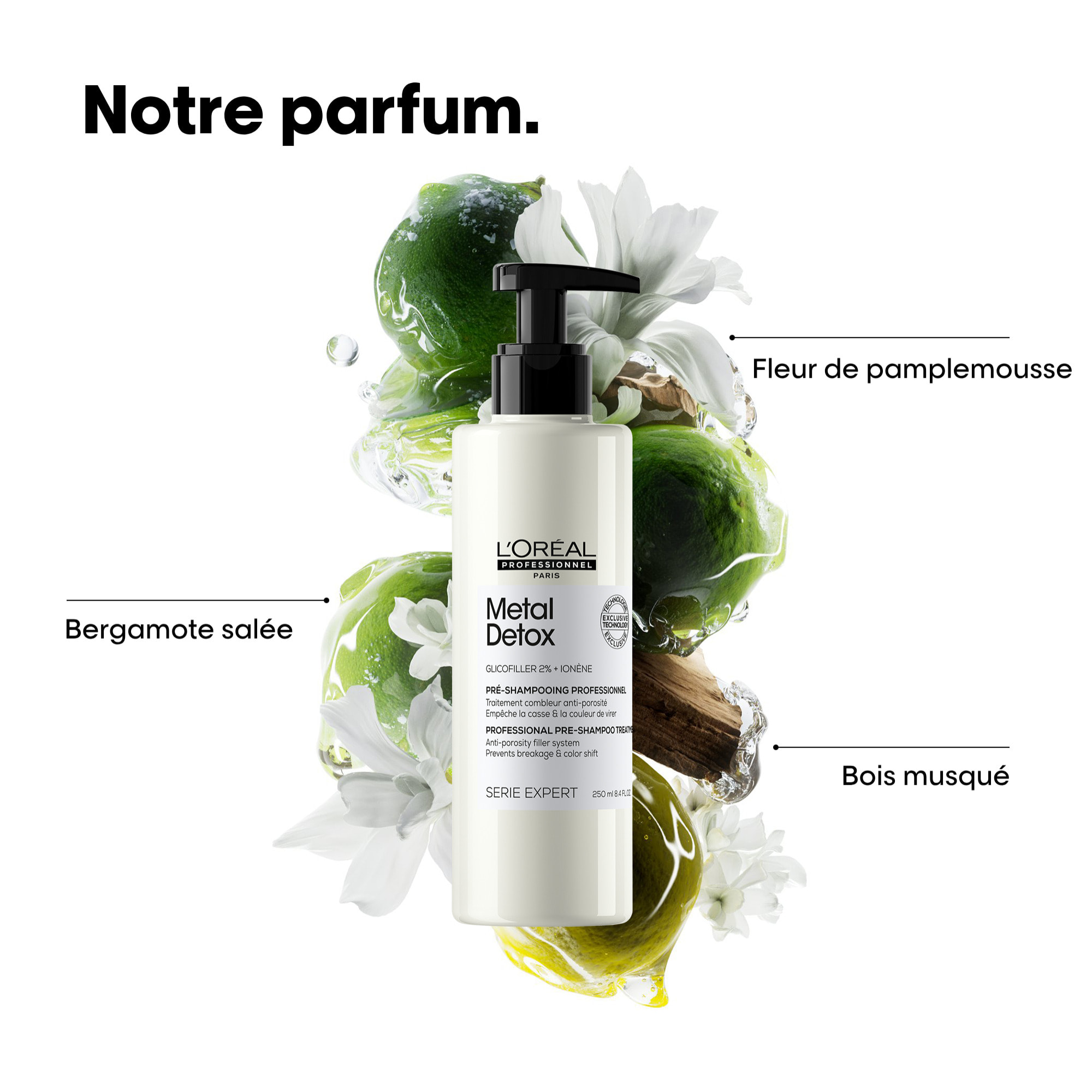 Pré-Shampoing Traitement Metal Detox 250ml - Série Expert