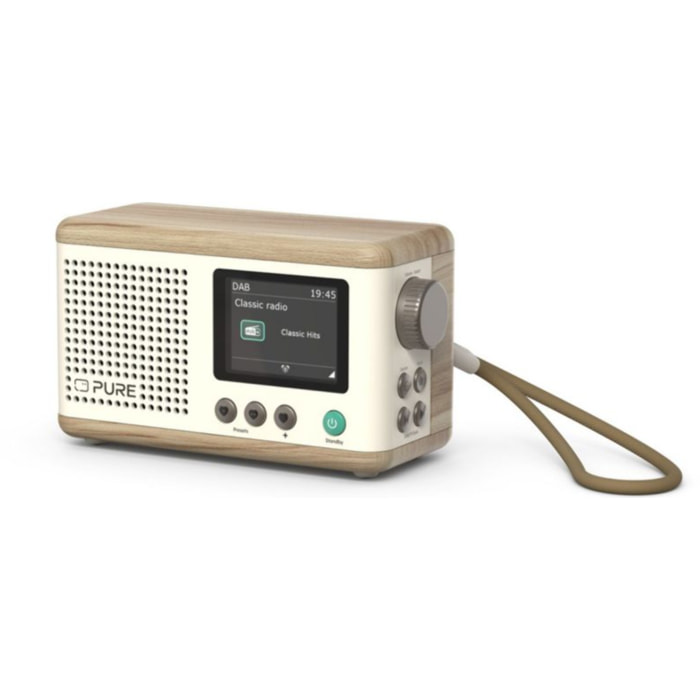 Radio DAB PURE Classic Mini Cotton White/Oak