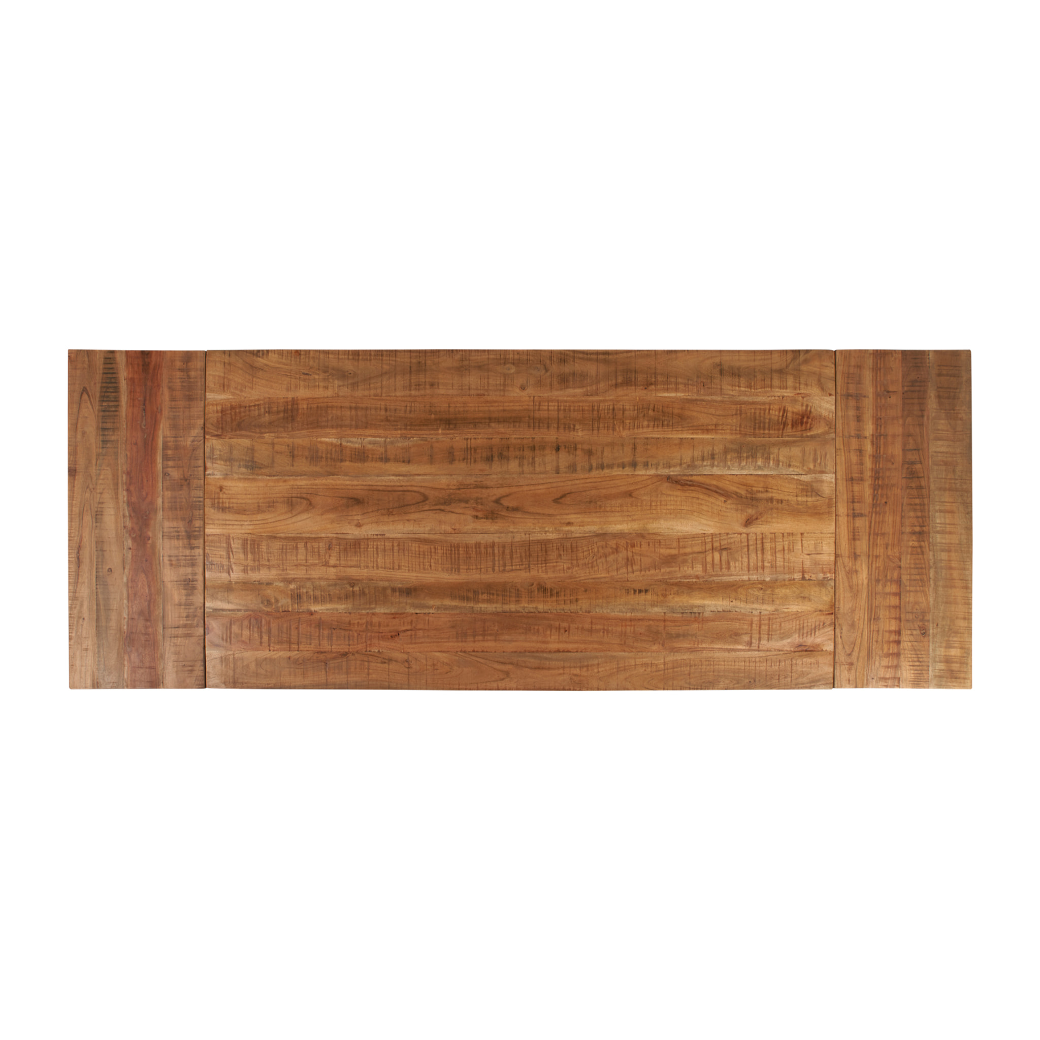 SAWYER -TAVOLO PRANZO IN LEGNO E METALLO PROLUNGHE ESTRAIBILI - misura 175X90X76