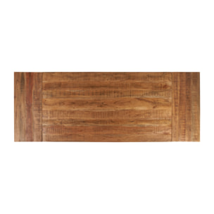 SAWYER -TAVOLO PRANZO IN LEGNO E METALLO PROLUNGHE ESTRAIBILI - misura 175X90X76