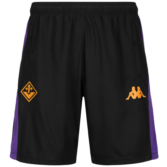 Kappa - Pantaloni Corti Bambino Nero - Ahorazip Pro 8 Fiorentina