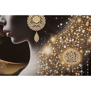 STAMPA C/LED SU TELA LACCATA C/CORNICE INDA CM 60X3,5
X90