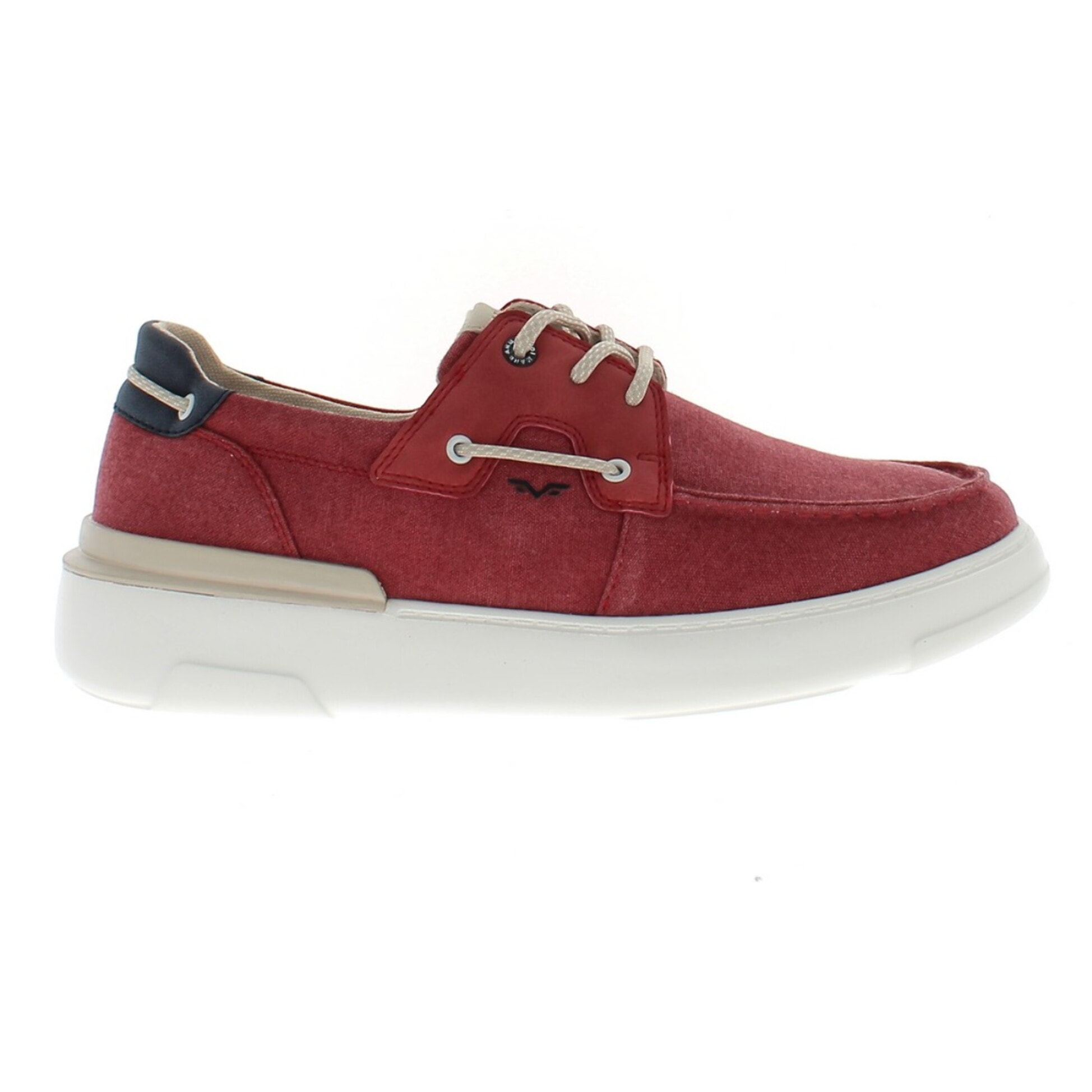 Armata di Mare Scarpe Uomo da Barca Stringate con Soletta Rimovibile in Memory Foam AMU S25D741 Red