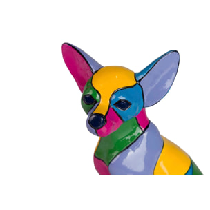 Figura Perro Chihuahua Cemento 18x12x24 Cm