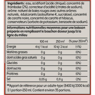Concentré SODASTREAM saveur grenadine sans sucres 440mL