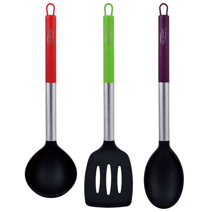 Set 3pc utensilios de cocina nylon, colección Jolie San Ignacio