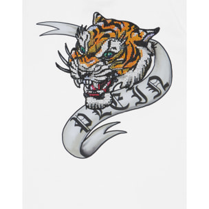 PHILIPP PLEIN T-Shirt Round Neck Ss TIGER