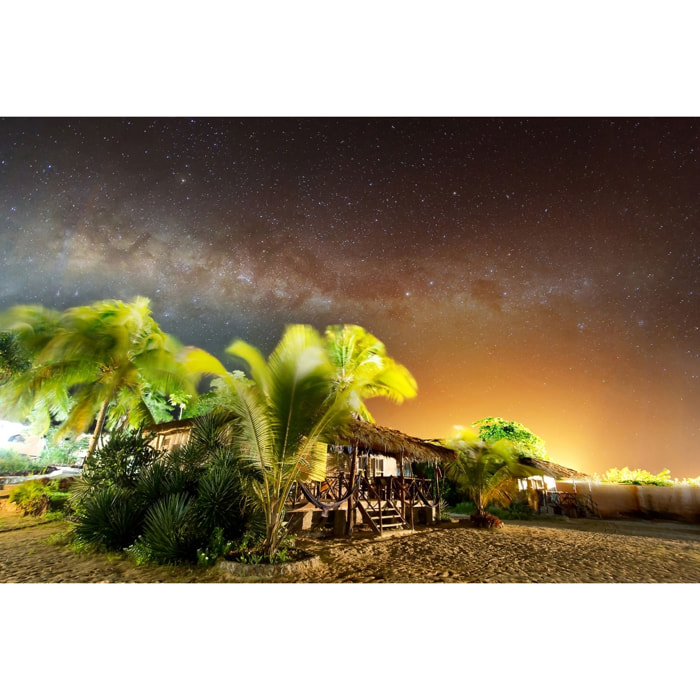 Tableau décoratif sous le ciel étoilé de zanzibar Tableau plexiglas