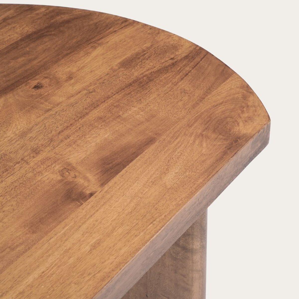 Table basse Dune -bois massif de mangue-couleur noyer 130 x 45 x 60 cm