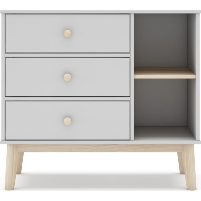 Commode enfant 3 tiroirs en bois - ELISE