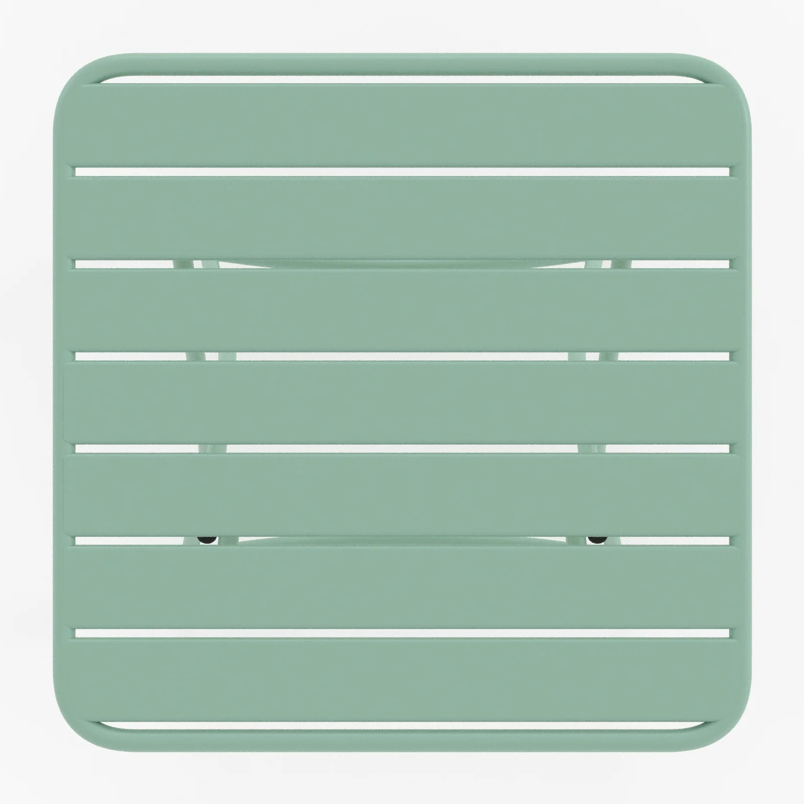 Table de jardin pliante en métal vert clair 2 personnes - Yumi