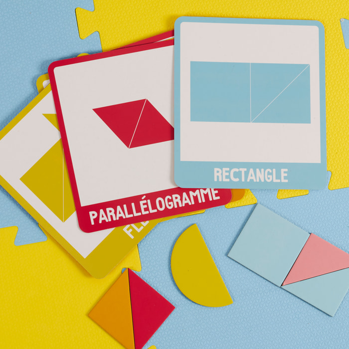 CARTE EDUCATIVE J APPRENDS LES FORMES X10