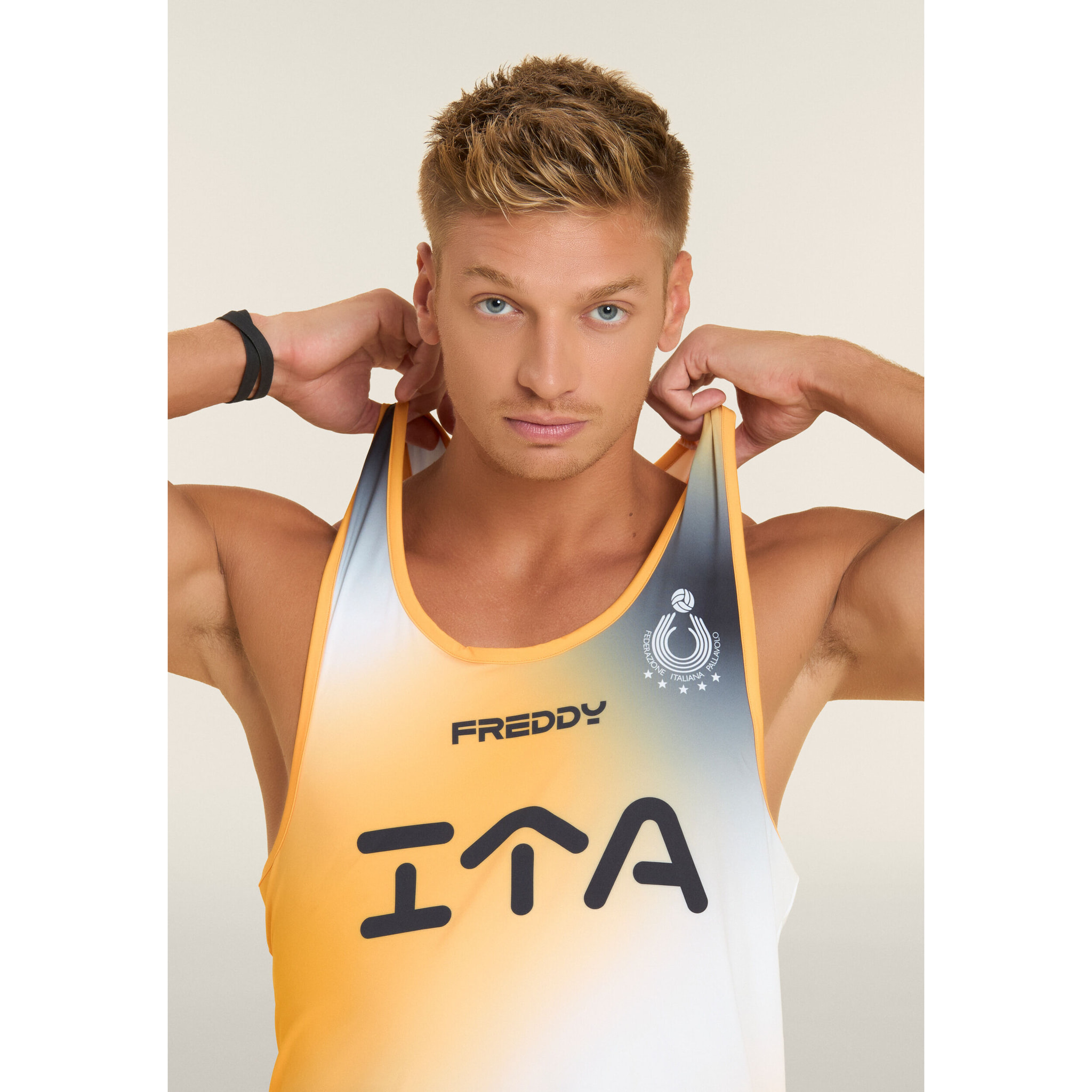 Canotta uomo Beach Volley Italia 2025/26 con protezione UV