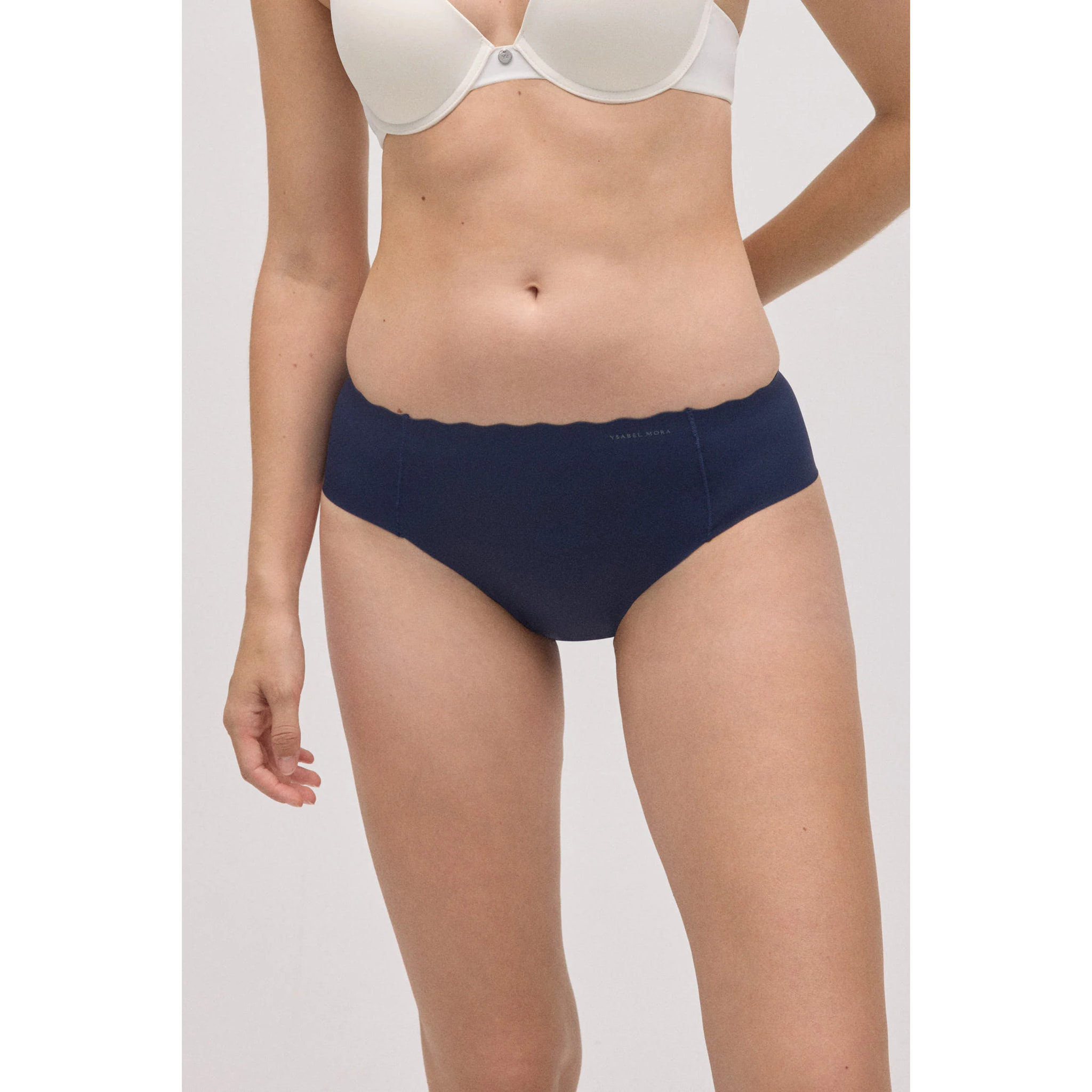 Slip midi laser blu navy