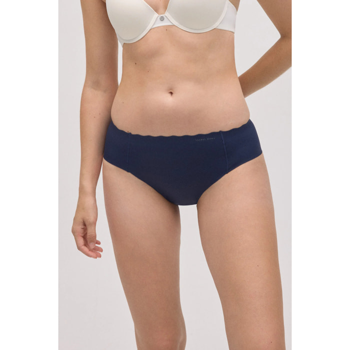 Slip midi laser blu navy