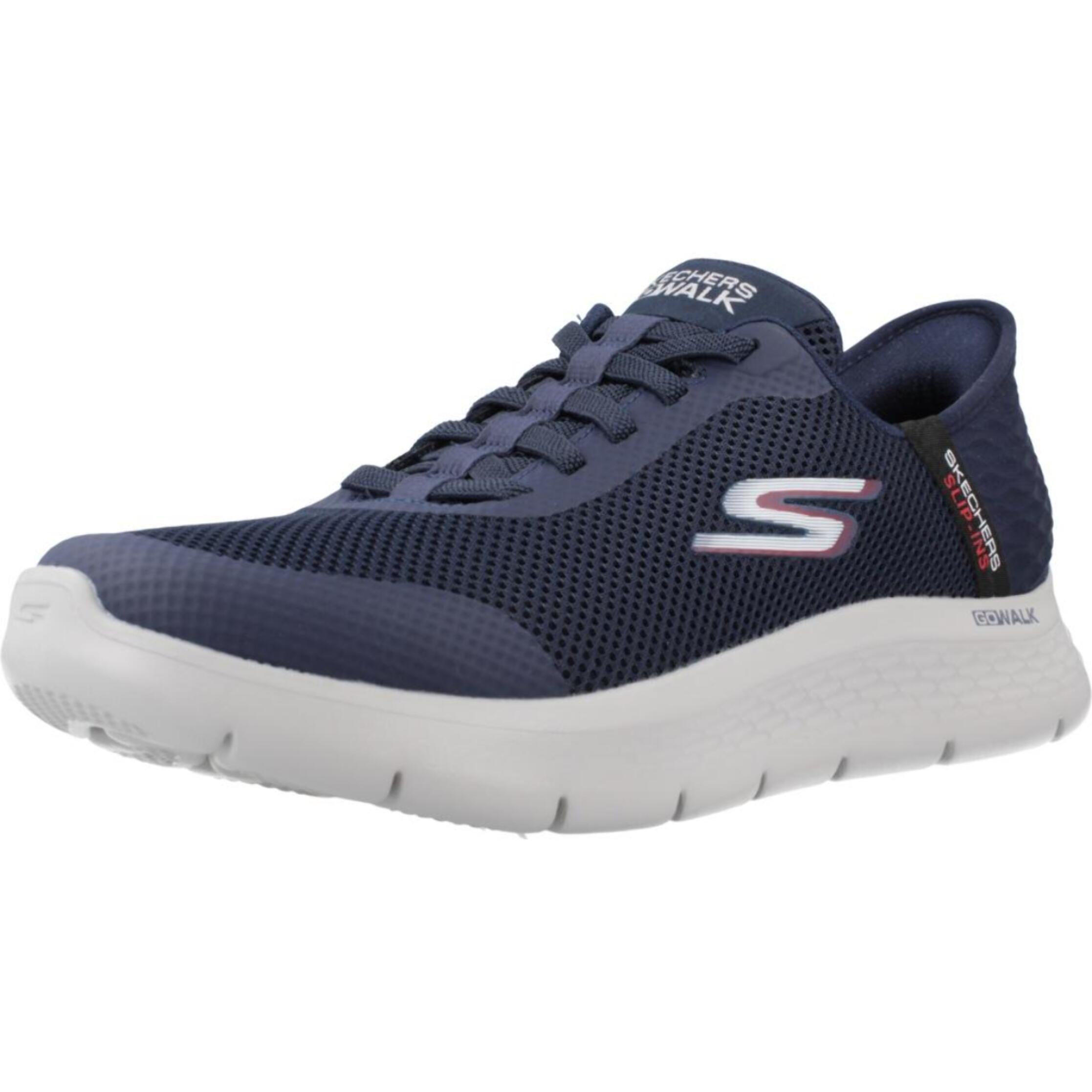 Sneakers De  Hombre 216324s Go Walk Flex Hands Up Azul