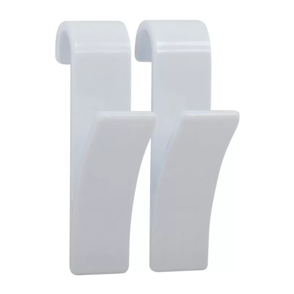 Lot de 2 crochets pour sèche serviettes Blanc MSV