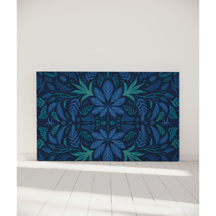 Tête de lit Kaléidoscope | Coloris Bleu prusse | Largeur au choix