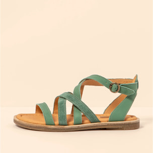 Sandalias N5691 MULTI LEATHER JADE / TONAMI color Jade