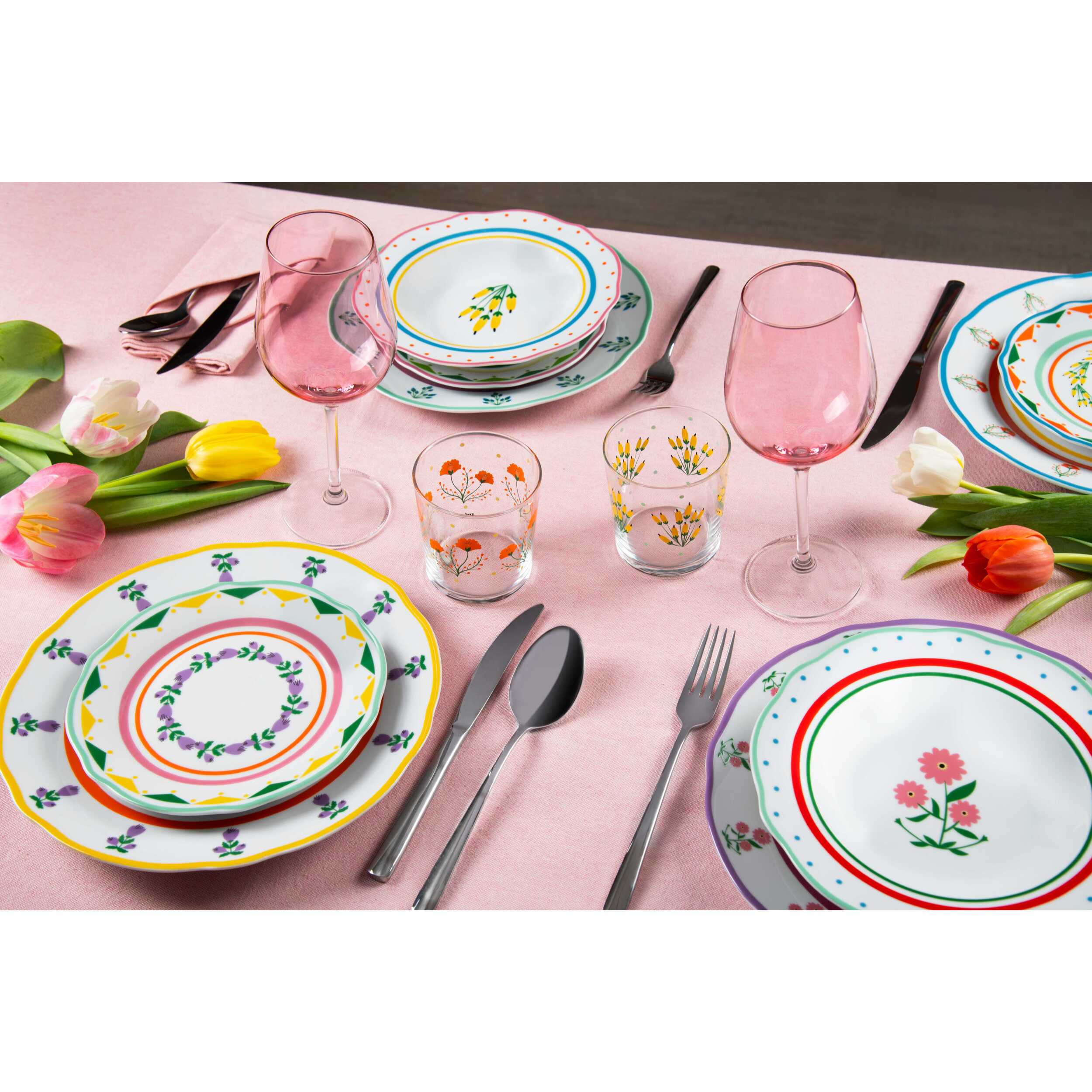 Tovaglia 140x180 Excelsa – Pastel Color, Cotone Rosa