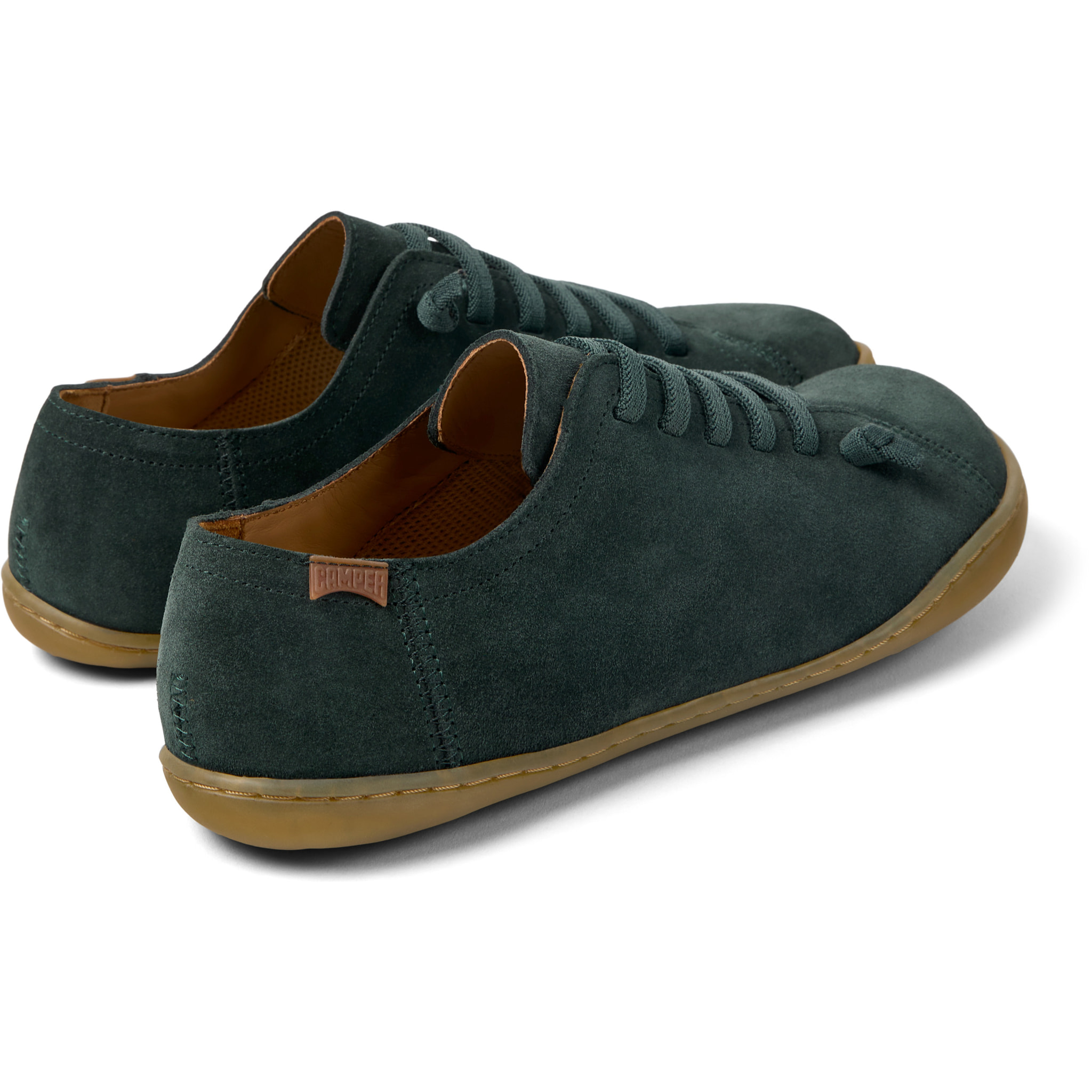 Zapatillas - CAMPER Peu Cami - Verde - Piel de ante