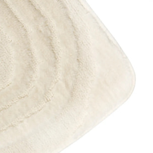 Tapis de bain Strio 50x75cm blanc