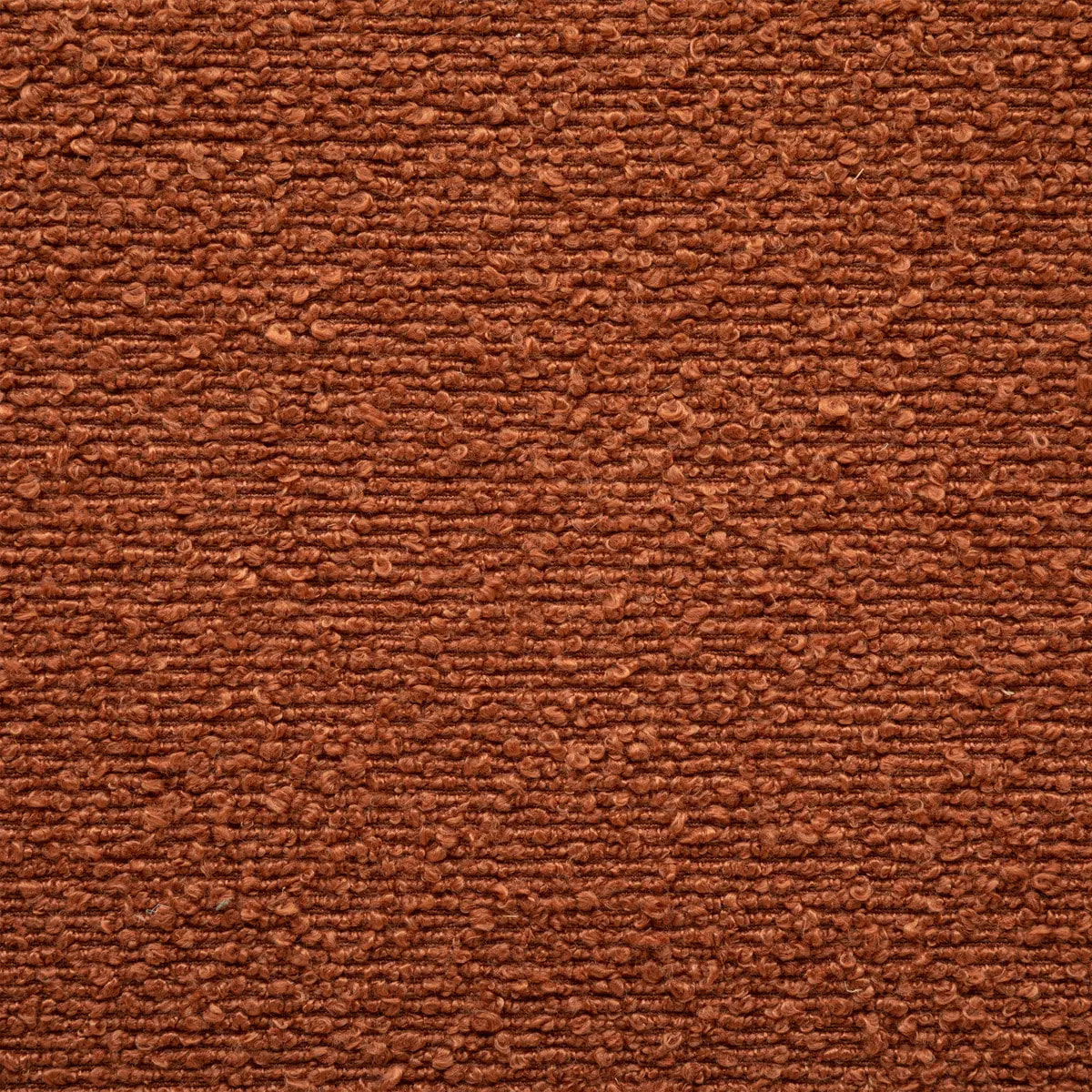 Pouf "Sevi" en bouclette 41x35cm ambre
