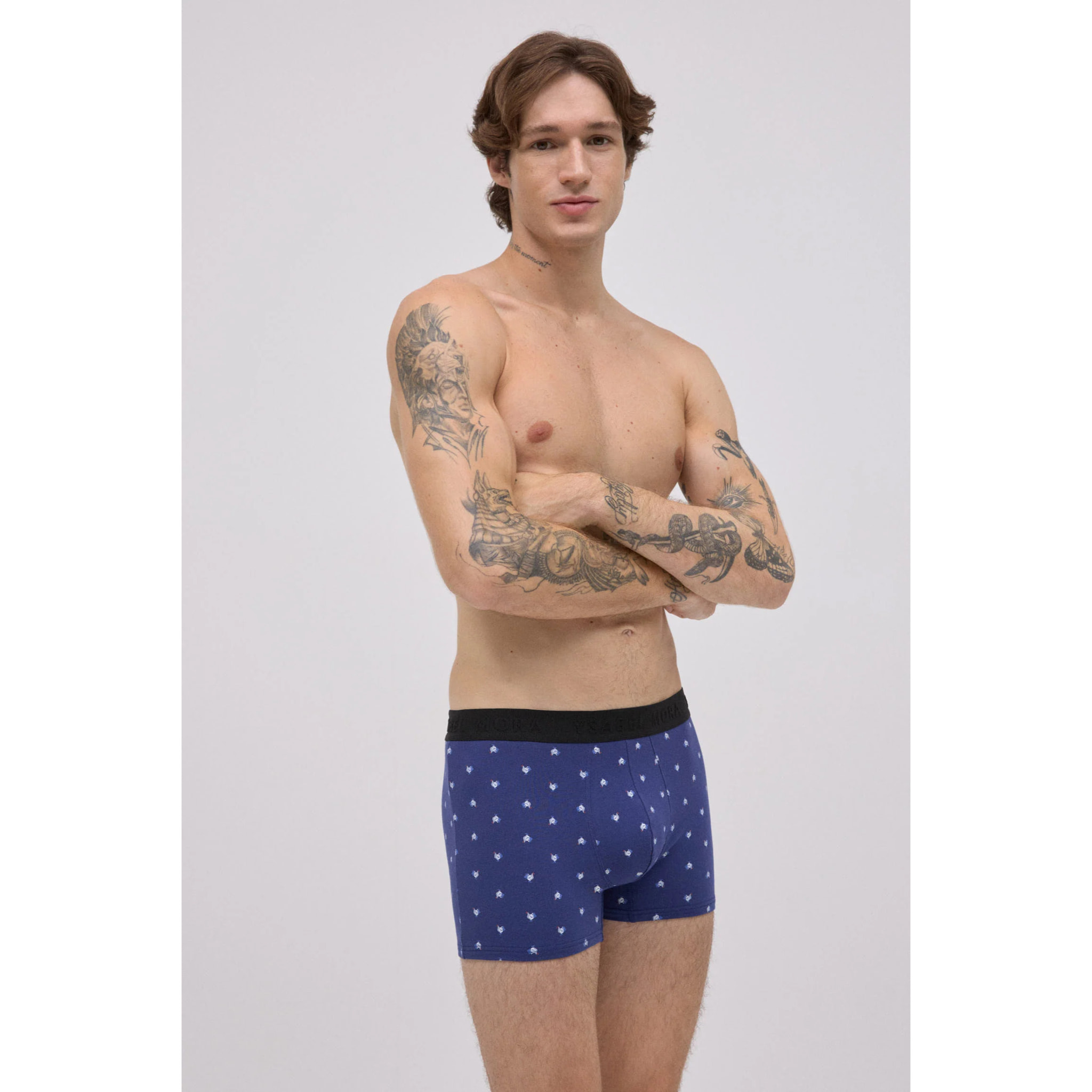 Confezione da 2 boxer con stampa animalier