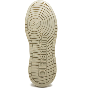 Zapatillas Deportivas de Mujer con Plataforma Court 74 Blanco / Negro