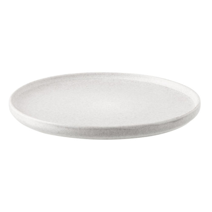 J-Line Assiette Luna - céramique - gris clair - large