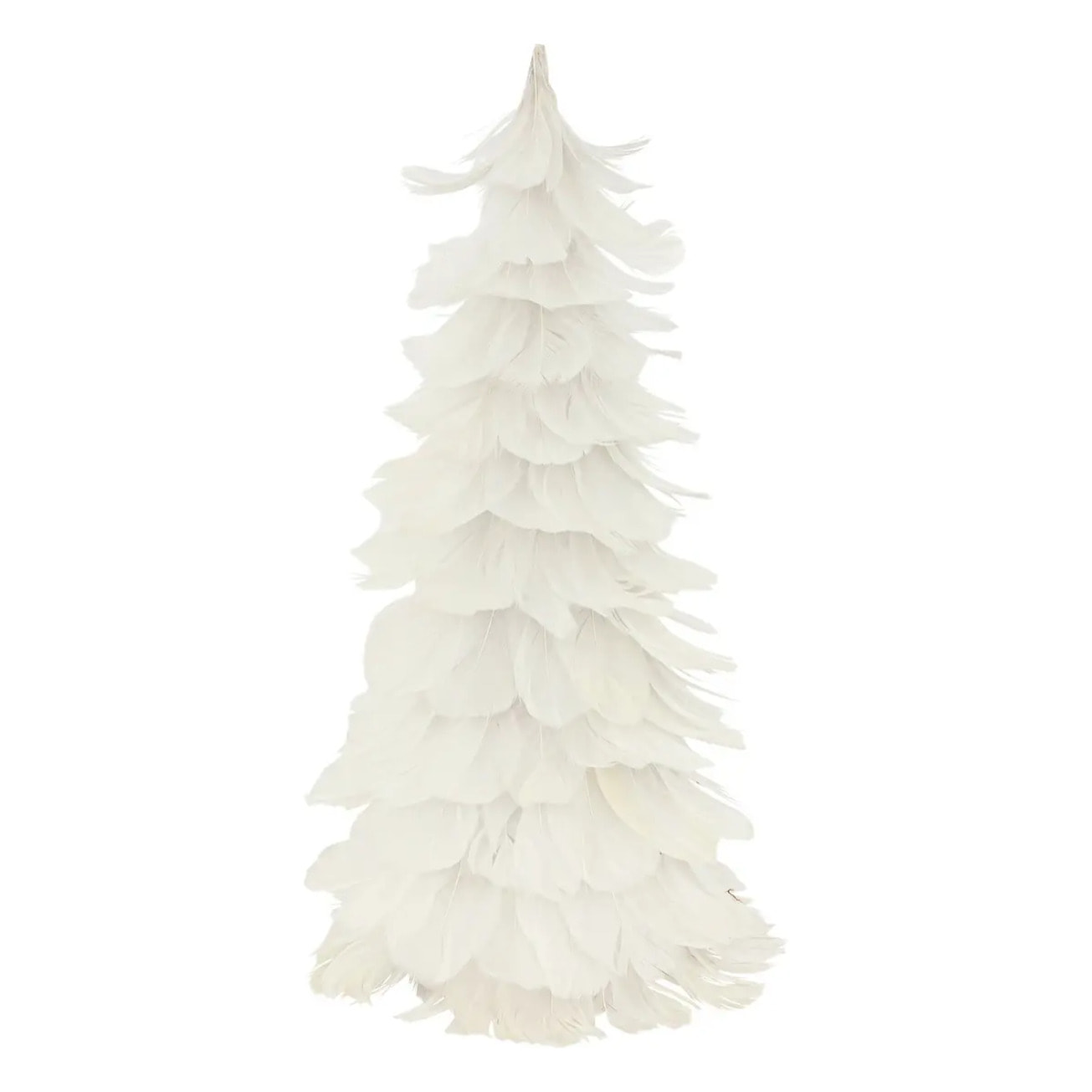 Cône plume blanc H40
