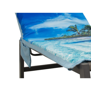 Telo Mare Lettino In Microfibra Disegno Trip