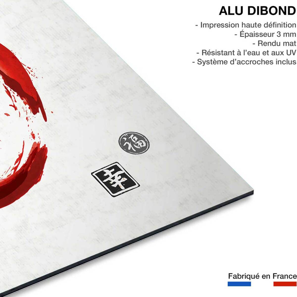 Tableau zen circle japonnais Tableau alu Dibond