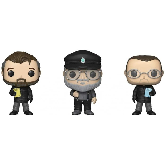 Il Trono Di Spade Funko Pop Serie Tv Vinile 3 Figure I Creatori 9 Cm Eclusiva