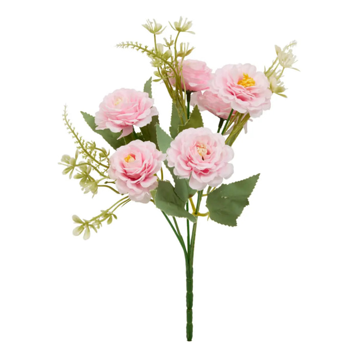 Bouquet d'oeillet artificiel Phoebe H35 cm