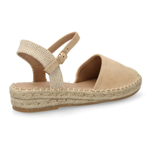 Alpargata mujer yute comoda cierre de hebilla