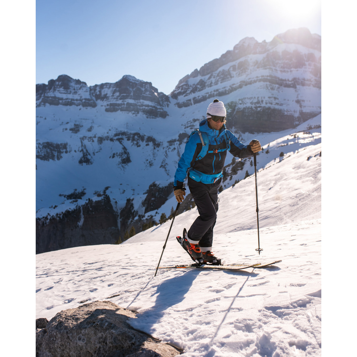 Chaqueta ECOExplorer Jacket Men marca ECOON - Azul / Azul Oscuro