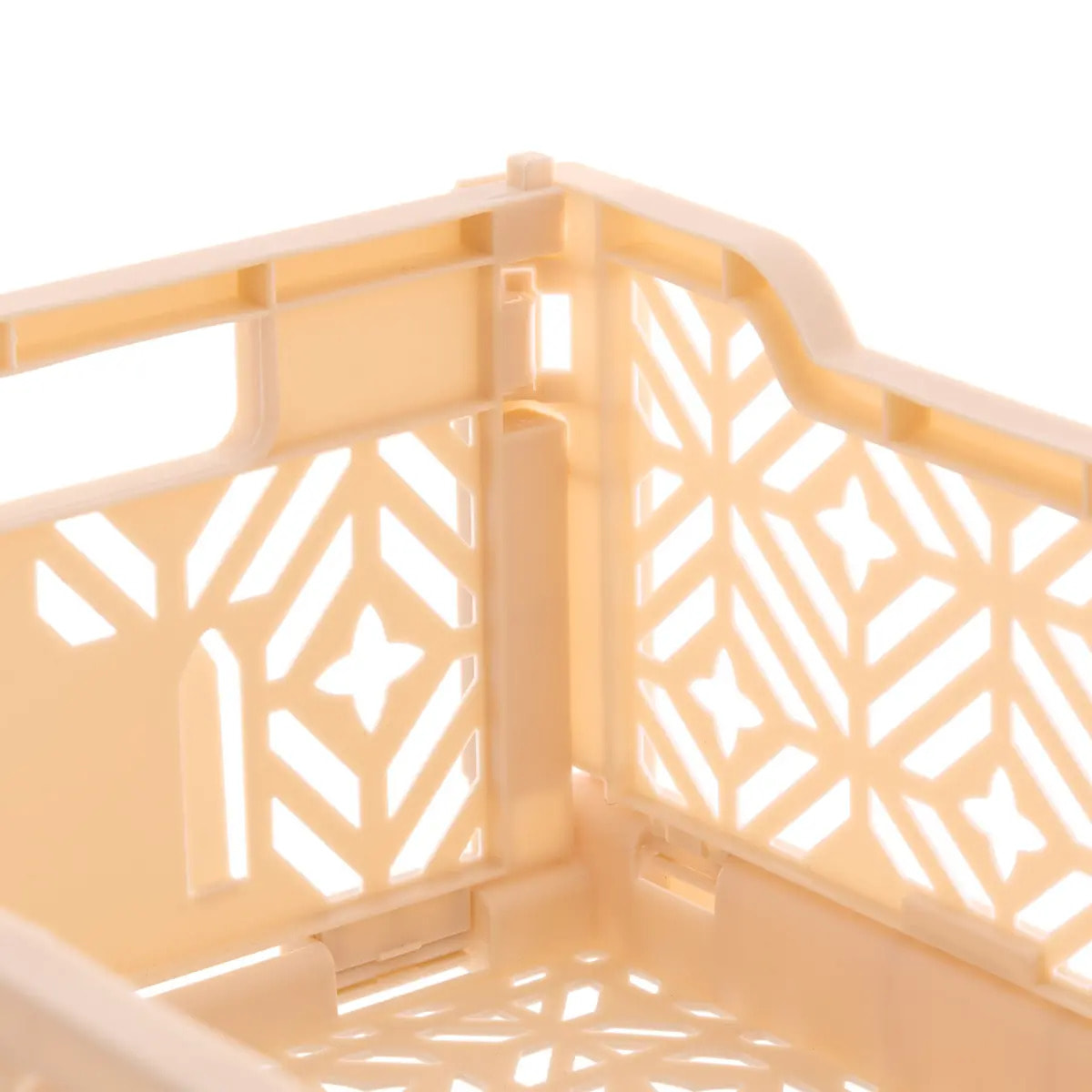 Cagette pliable Arry 30x20cm jaune