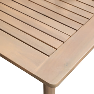 Table rectangulaire 160cm en acacia SIMILAN