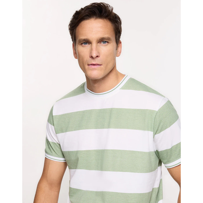 Camiseta Manga Corta Verde - Tabio