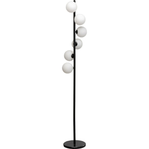Lampadaire Scala Balls 160cm noir et blanc Kare Design