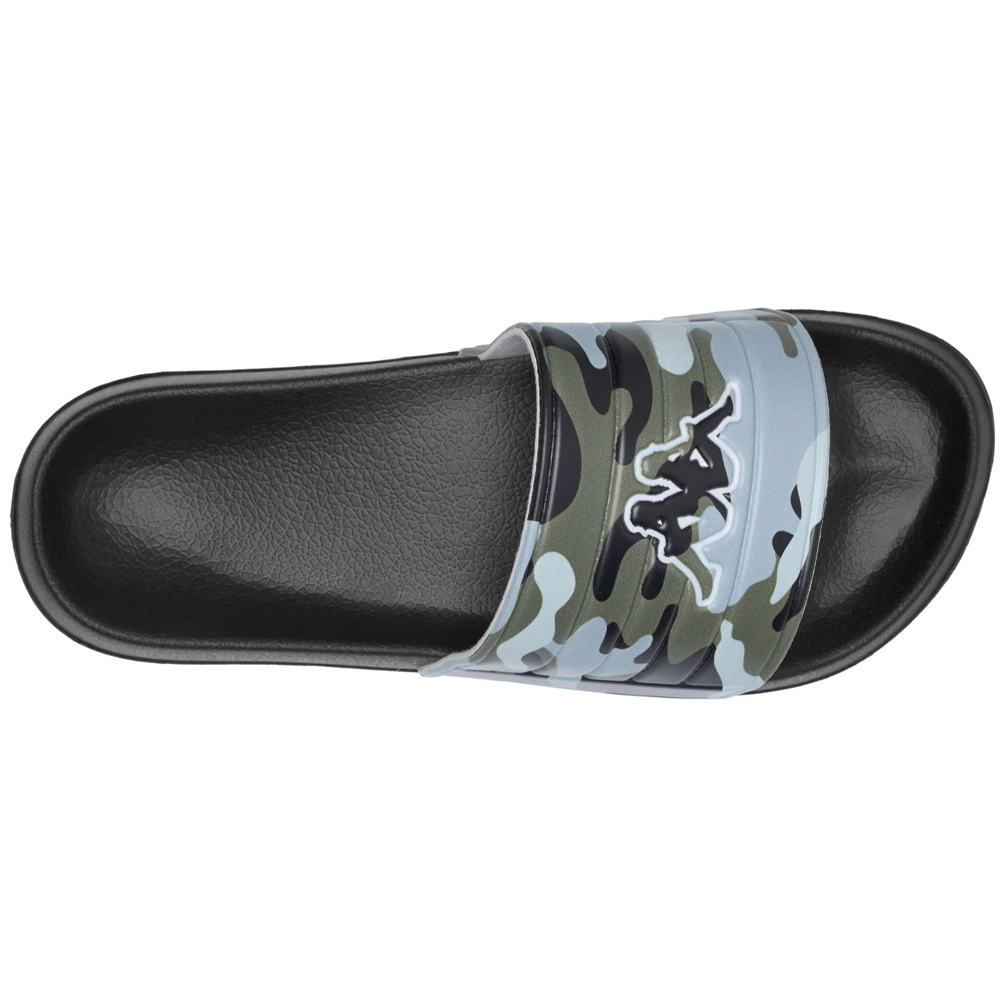Kappa - Ciabatte Uomo Donna Nero - Logo Noles Camo