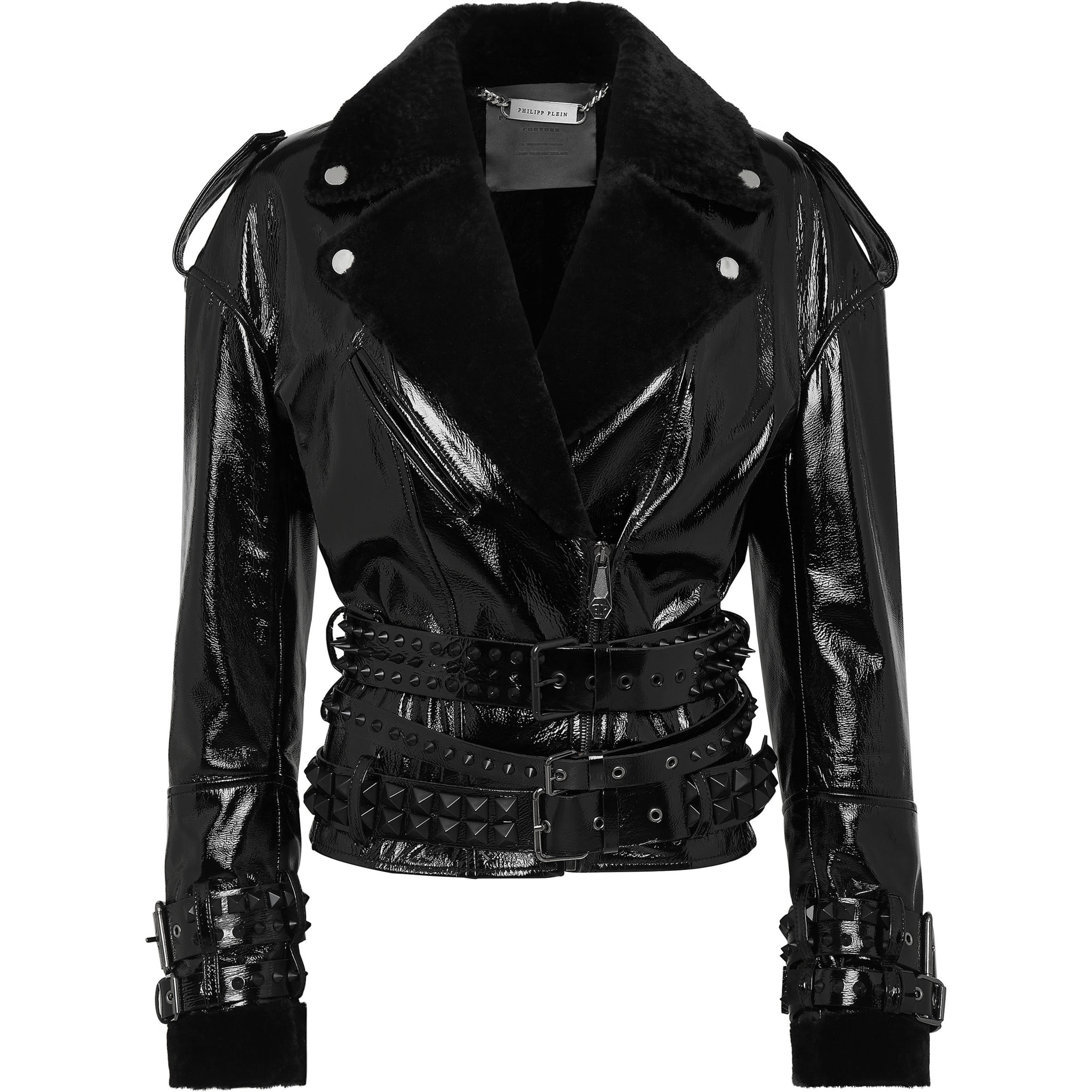 PHILIPP PLEIN Leather Jacket