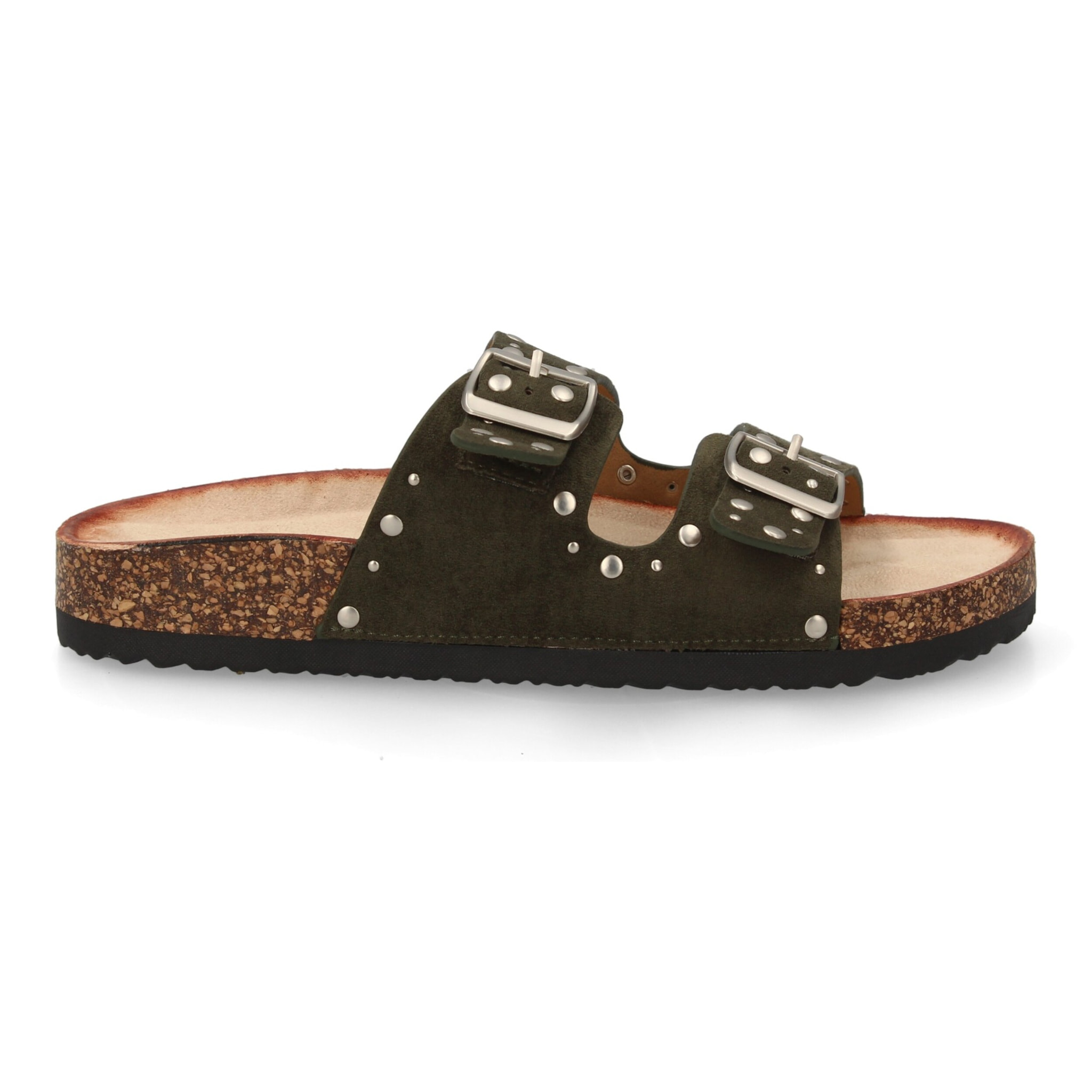 Sandalia bio mujer cómoda con tachuelas