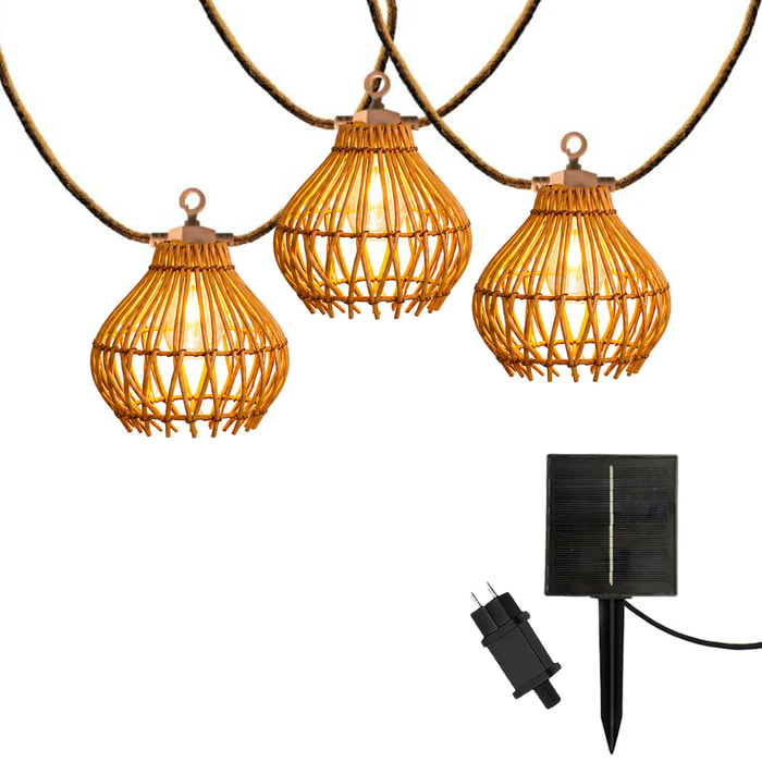 Guirlande solaire ROTILIA 10 LED 8M